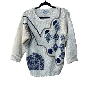 Separate Impressions Vintage Retro Women's Sweater Sz M